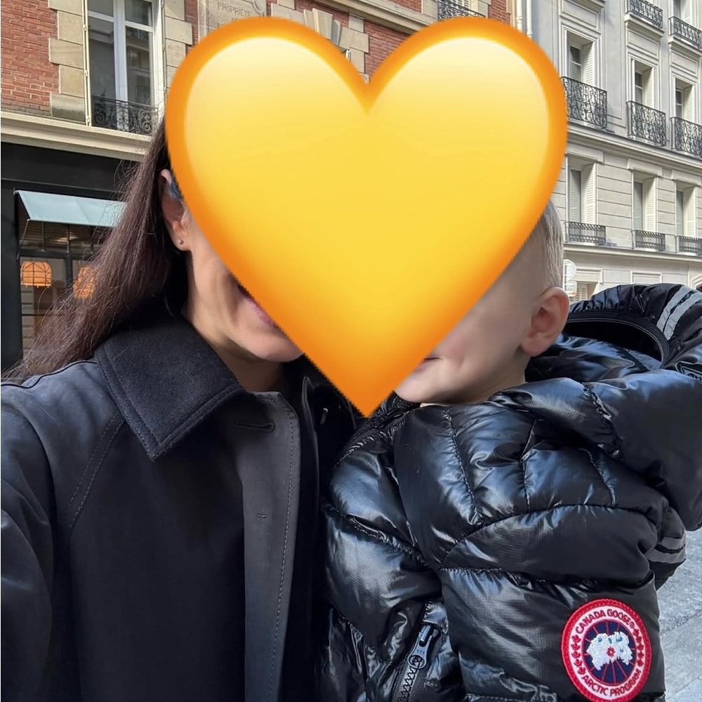 Canada Goose Kids Shiny Black Puffer Jacket
